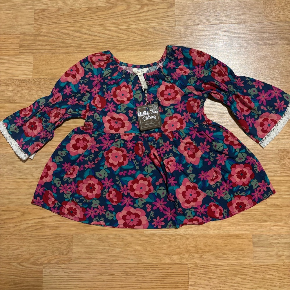 New “Matilda Jane” tunic size 6 with tag